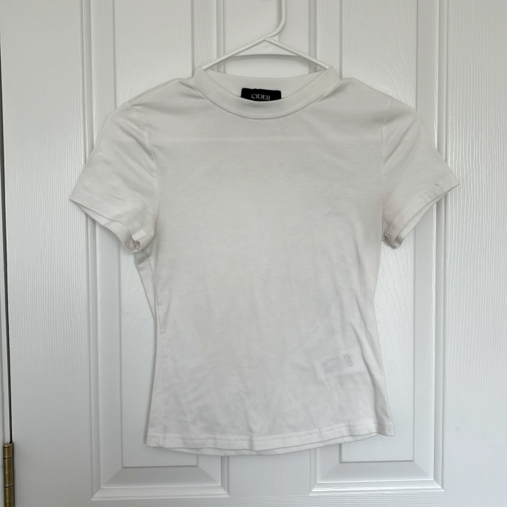 Cider Xs Basic White Top